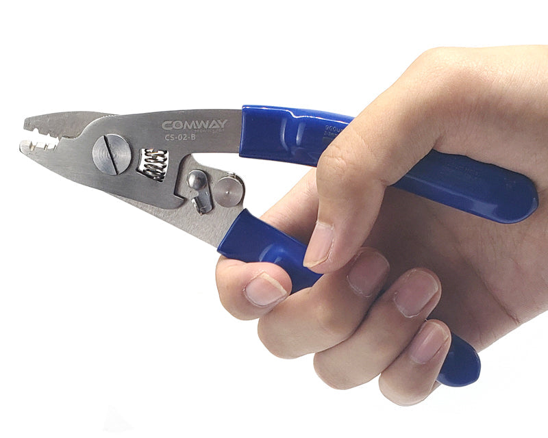 COMWAY CS-02-B Desencapador de Fibra de Três Furos de Alta Precisão