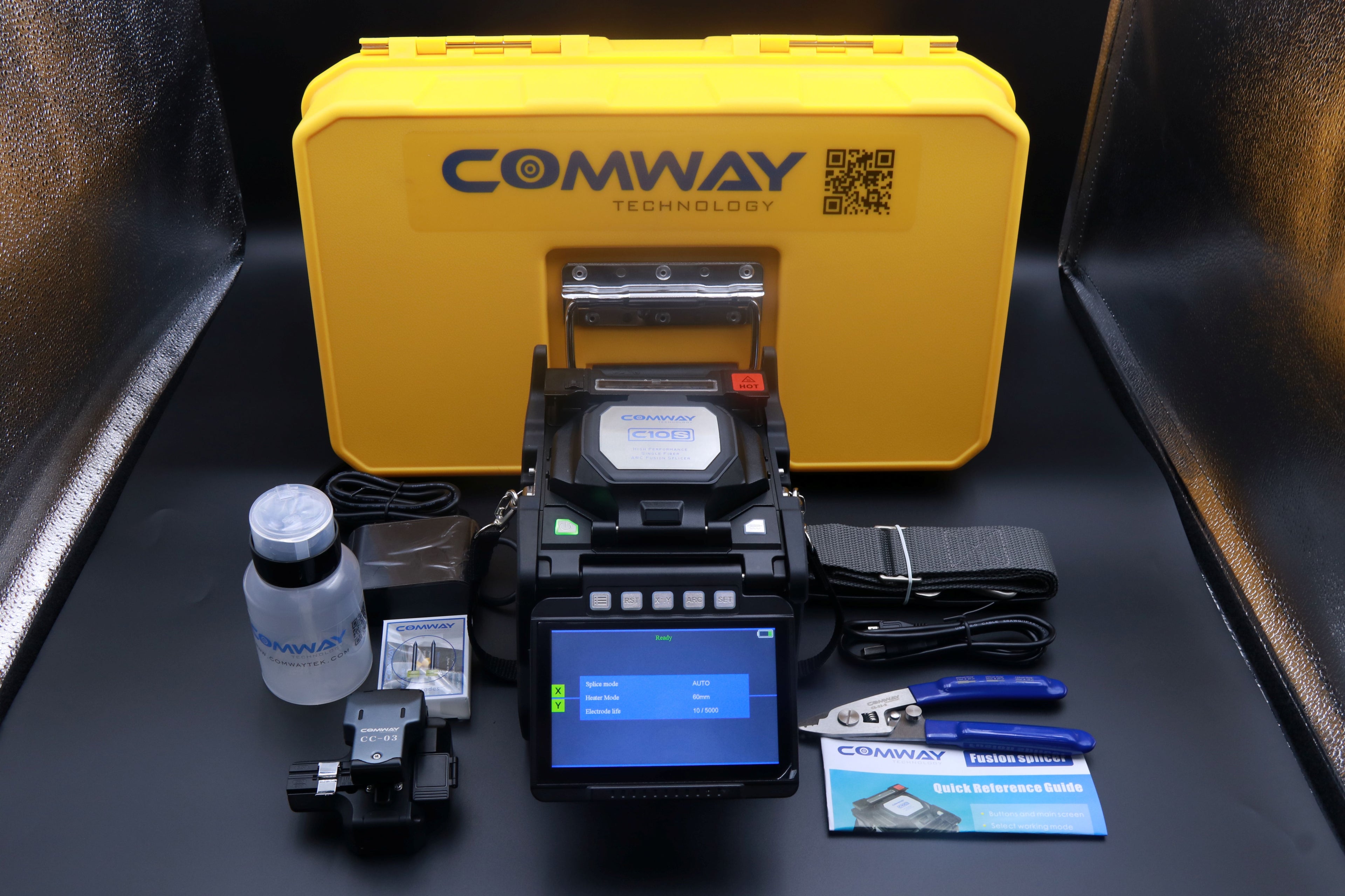 Kit de Emenda por Fusão de Alinhamento de Núcleo topo de gama COMWAY C10S