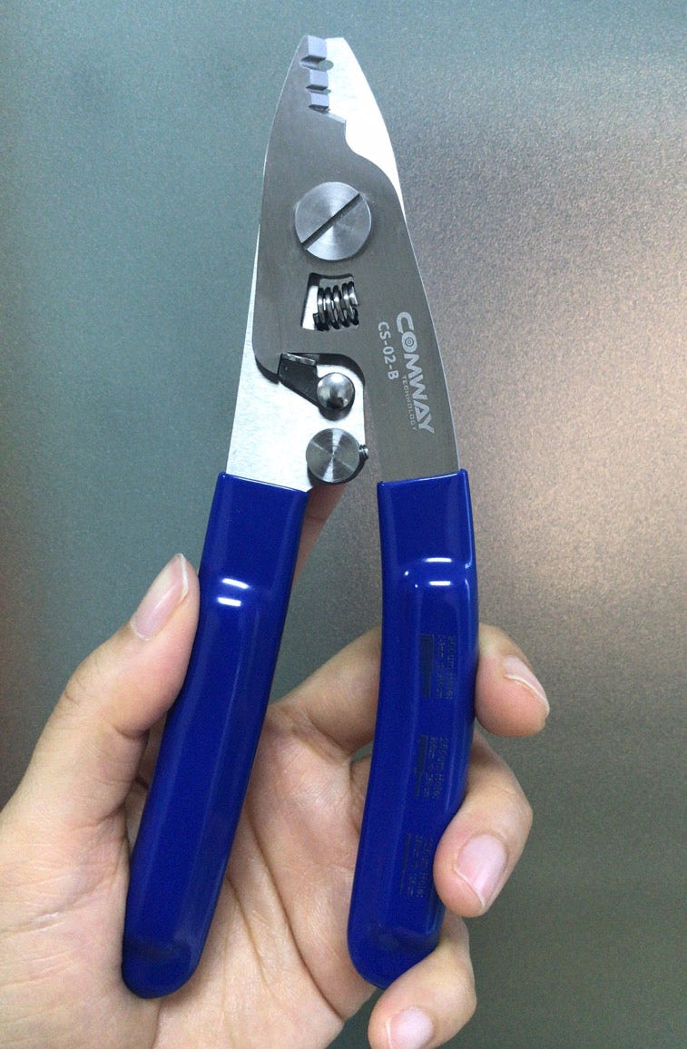 COMWAY CS-02-B Desencapador de Fibra de Três Furos de Alta Precisão